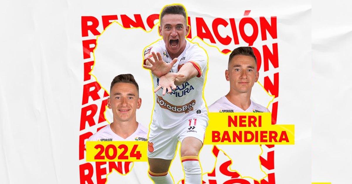 Neri Bandiera se queda en Atlético Grau