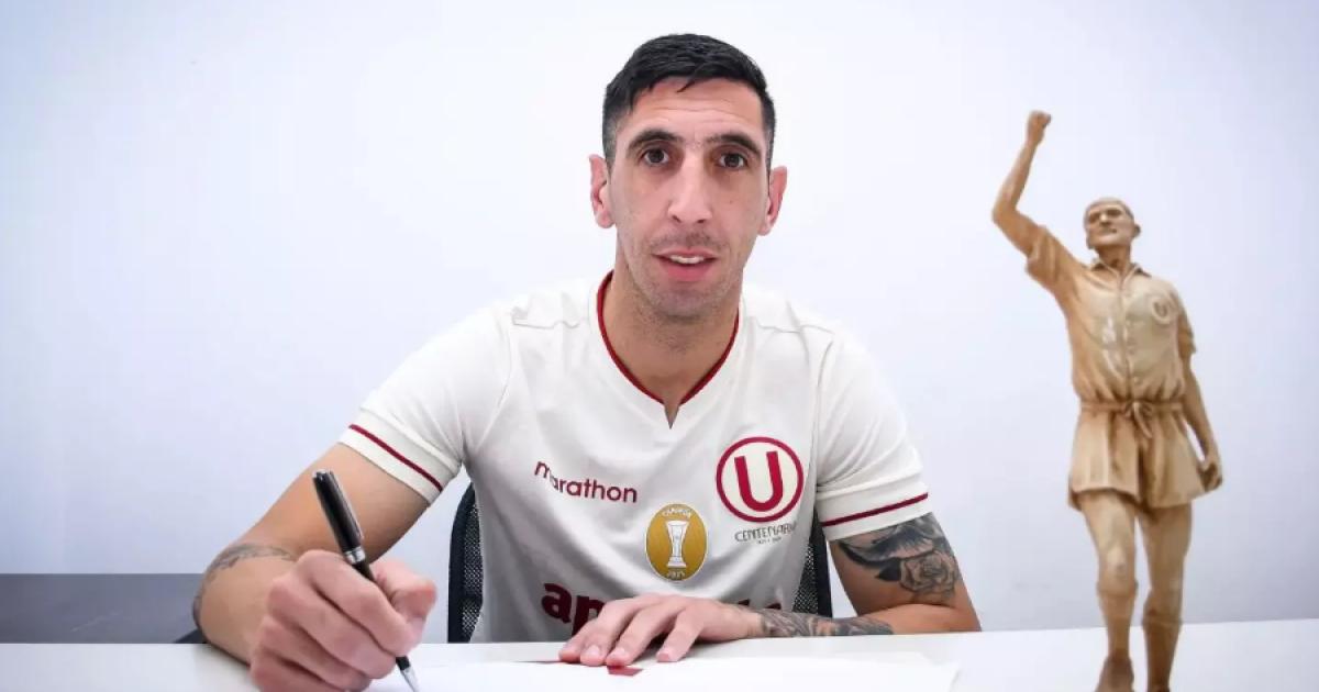 (VIDEO) Universitario oficializó la incorporación de delantero Diego Dorregaray 