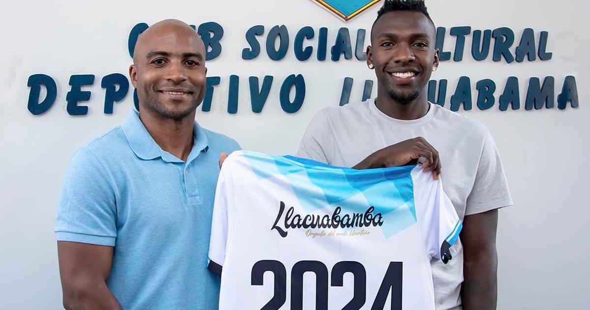 Steven Aponzá fue anunciado en Deportivo Llacuabamba