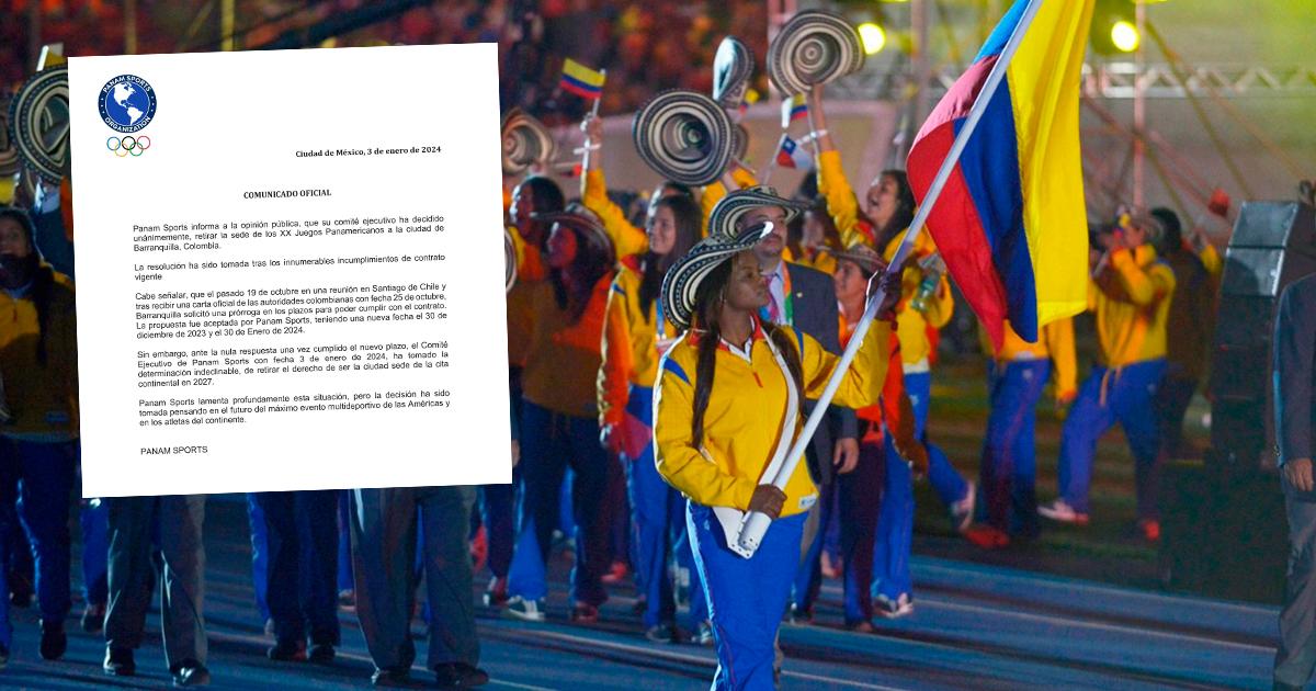 ¡Drástica medida! Barranquilla perdió sede de los Juegos Panamericanos 2027