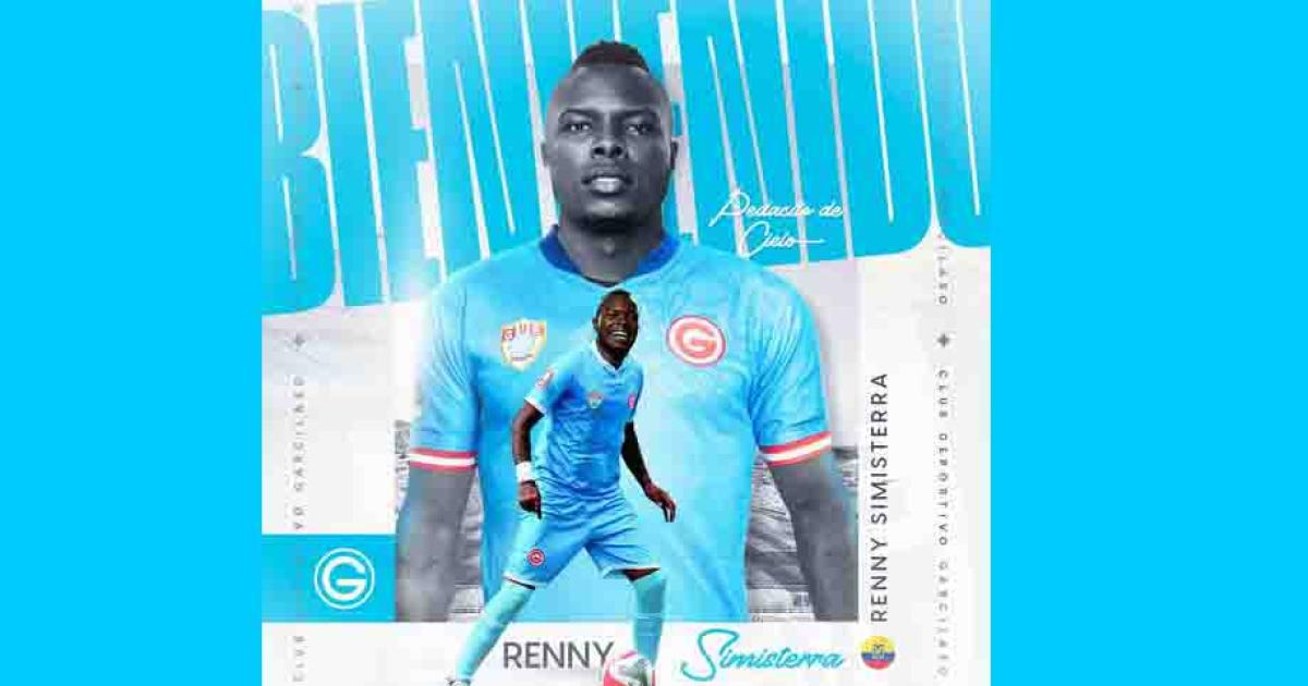 Delantero ecuatoriano Renny Simisterra llega para jugar en Deportivo Garcilaso