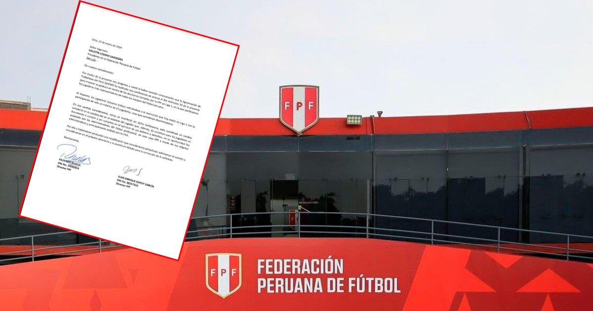 Directores de la FPF piden someter a debate tema de solo 25 jugadores en Liga1