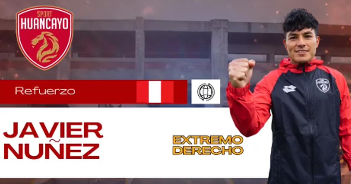 Sport Huancayo anunció el fichaje de Javier Núñez