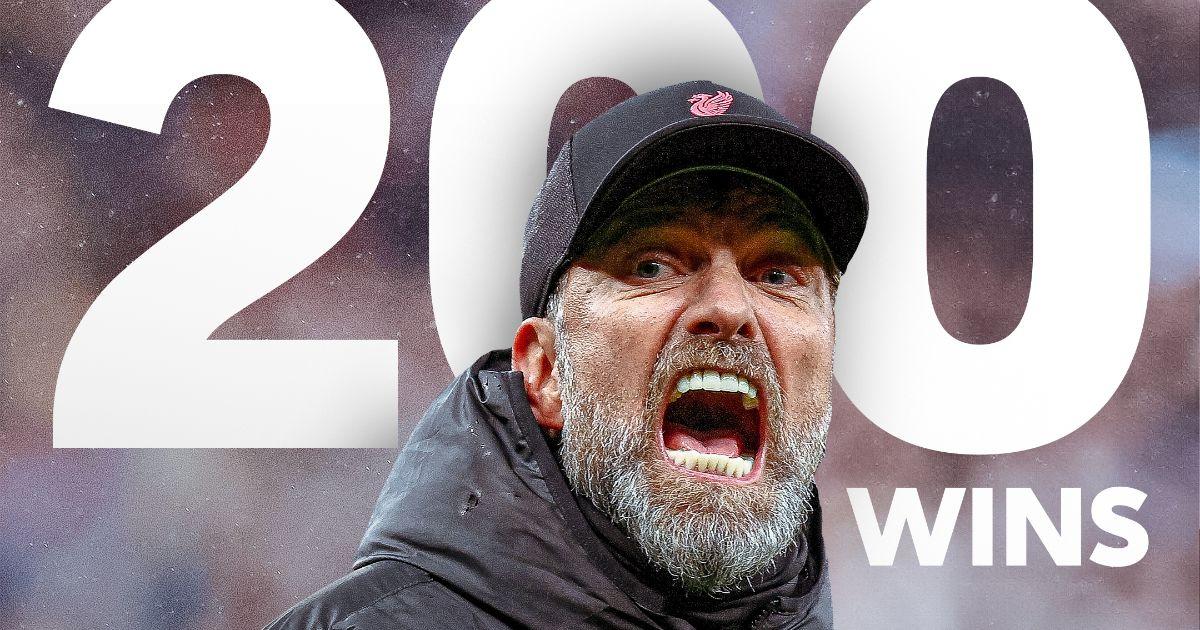 Klopp llegó a los 200 triunfos en la Premier League