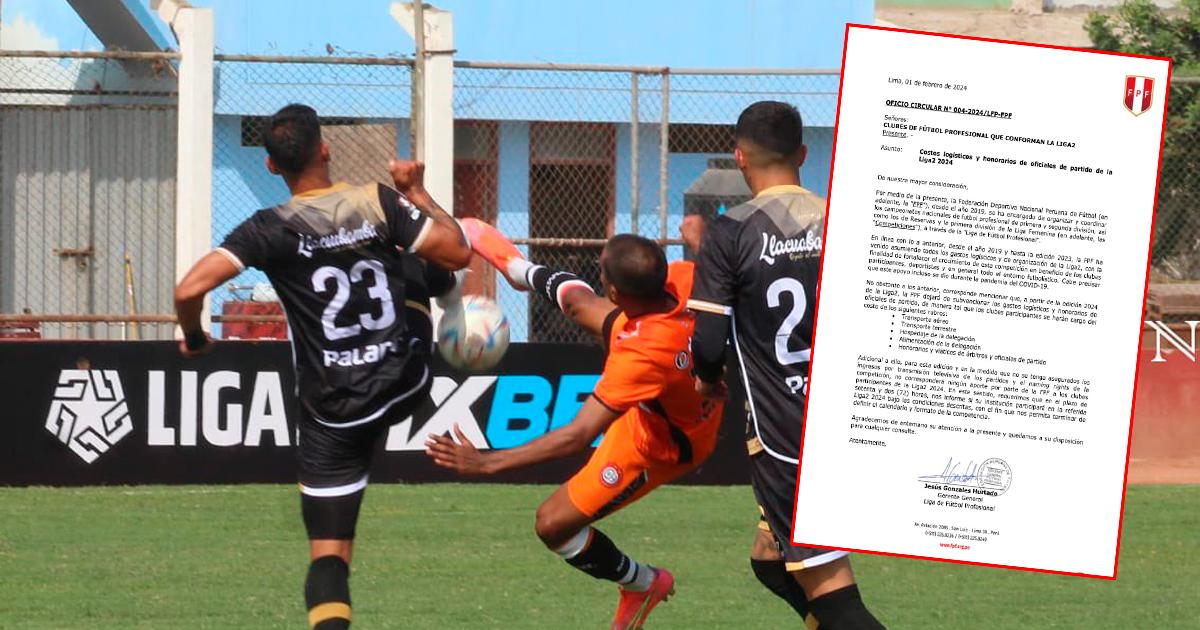 ¡Contra las cuerdas! FPF comunicó a clubes de Liga 2 que  dejará de subvencionar gastos logísticos y honorarios de oficiales