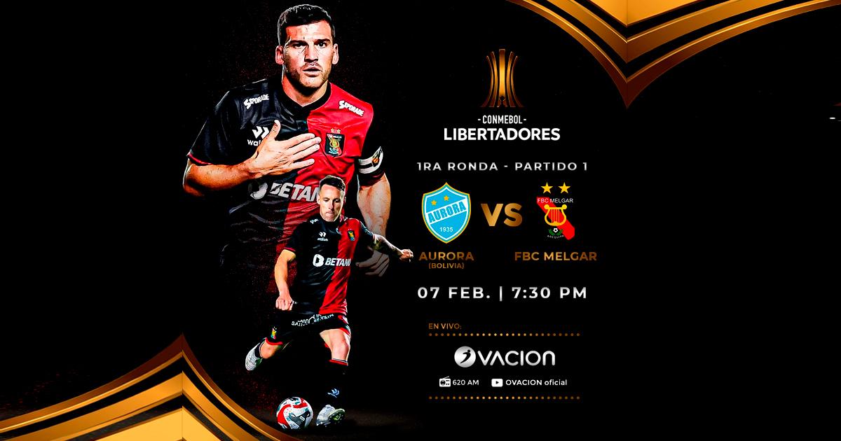 Aurora vs. Melgar: Ovación te llevará el debut rojinegro en Copa Libertadores 2024