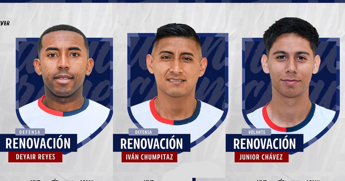 San Martín anunció renovación de tres futbolistas