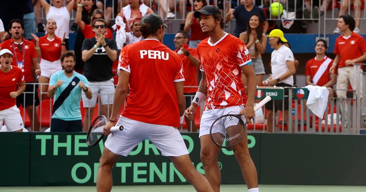 (VIDEO) ¡Segundo punto peruano! Hermanos Huertas del Pino vencieron a Chile en dobles