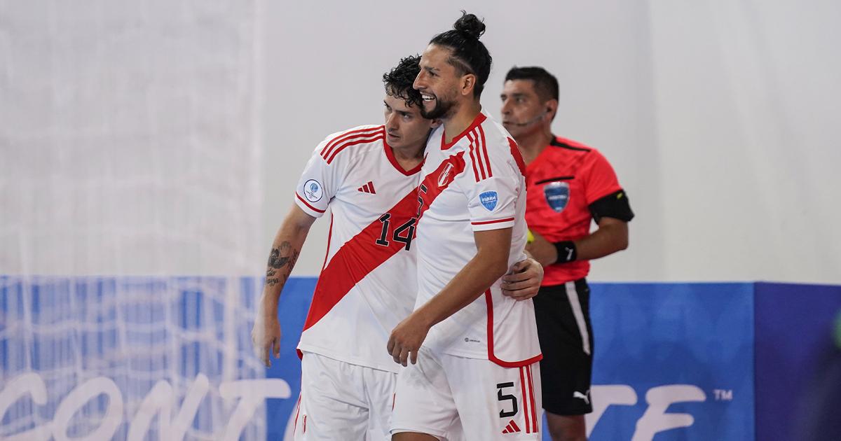 Perú goleó a Colombia y se quedó con el séptimo puesto de la Copa América de Futsal