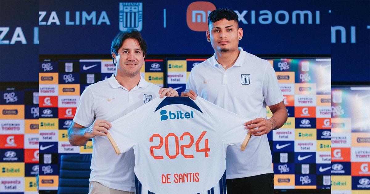 De Santis fue oficializado como nuevo jugador de Alianza Lima