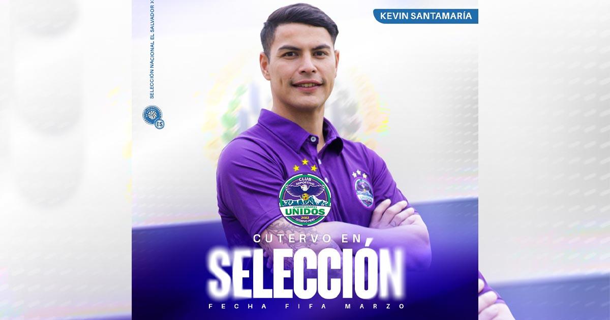 Santamaría fue convocado a Selección de El Salvador