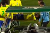 (VIDEO) Neymar se lesionó y salió llorando en camilla
