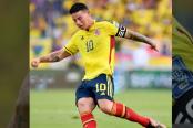 El récord de James Rodríguez tras el empate entre Colombia y Uruguay