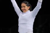 Una más: María Luis Doig se quedó con la medalla de plata en esgrima en Santiago 2023