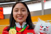 Angieli Tupiño se colgó la medalla de oro en karate en Sucre 2024